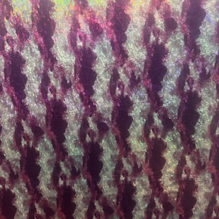 Aurora Light Tye Dye 4 Way Stretch Hologram Foil fabric| Spandex Palace