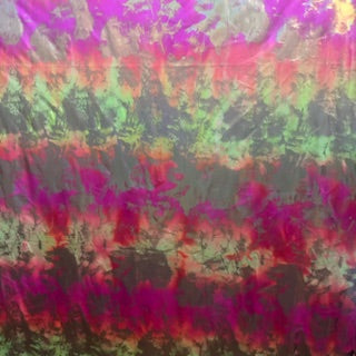 Superior 4 Way Stretch Nylon spandex Tie Dye Laser Hologram Fabric | Spandex Palace
