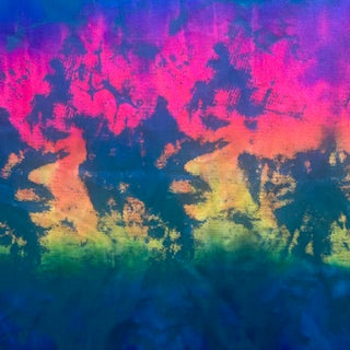 Superior 4 Way Stretch Nylon spandex Tie Dye Laser Hologram Fabric | Spandex Palace