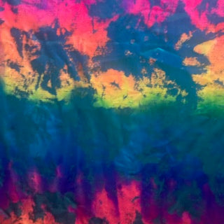 Superior 4 Way Stretch Nylon spandex Tie Dye Laser Hologram Fabric | Spandex Palace