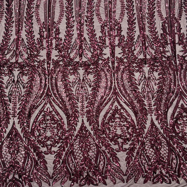 Anault Damask Stretch Sequins Fabric