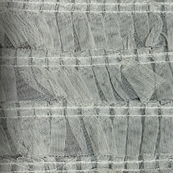 Polyester Embroidery Raffle Sheer Fabric | Spandex Palace White Closer Look