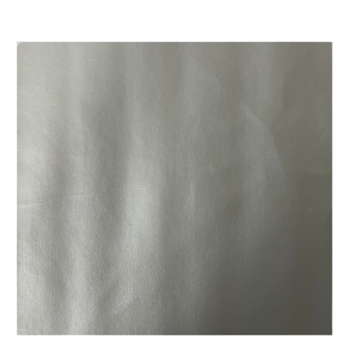 Silver Soft Skin Faux Leather Vinyl Fabric