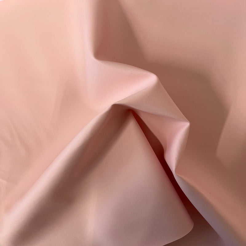 Blush Pink Soft Skin Faux Leather Vinyl Fabric