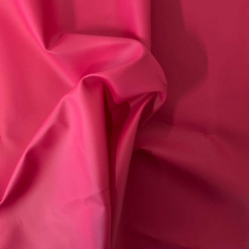 Fuchsia Pink Soft Skin Faux Leather Vinyl Fabric