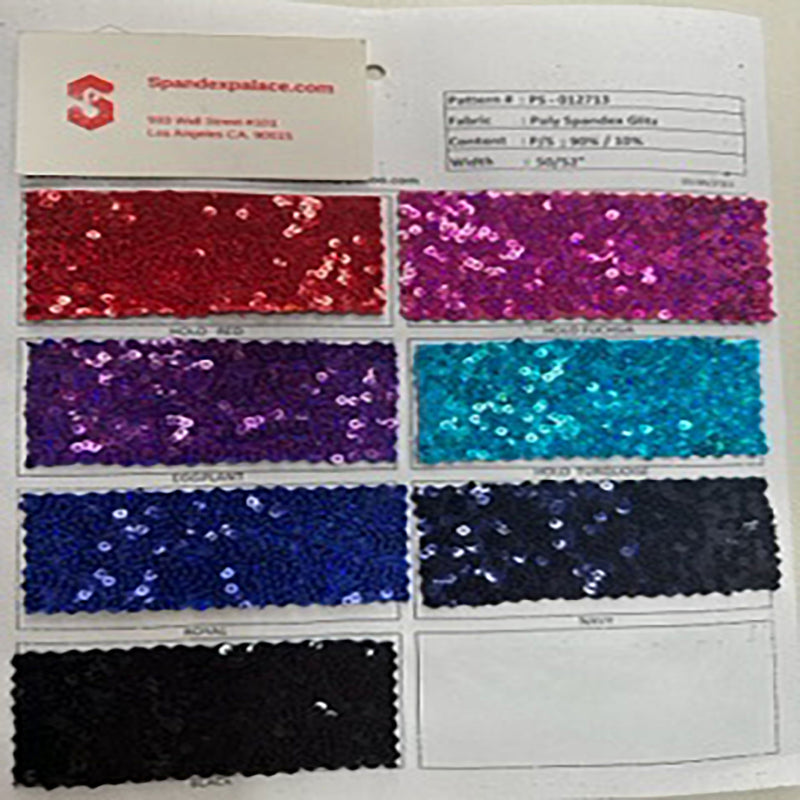 Stretch Polyester Spandex All Over Sequin | Spandex Palace page2