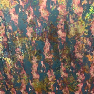 Crystal 4 Way Stretch Tye Dye Splash Multi Foil Fabric | Spandex Palace