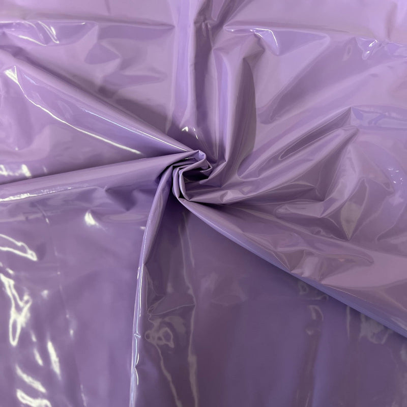 Lavender Purple Faux Patent Leather Apparel Vinyl Fabric