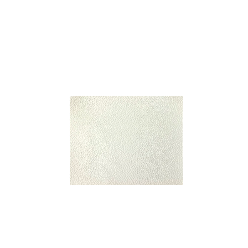 White Pebble Grain Textured Faux Leather Vinyl Fabric