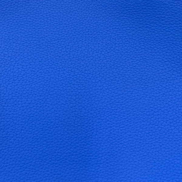 Royal Blue Pebble Grain Textured Faux Leather Vinyl Fabric