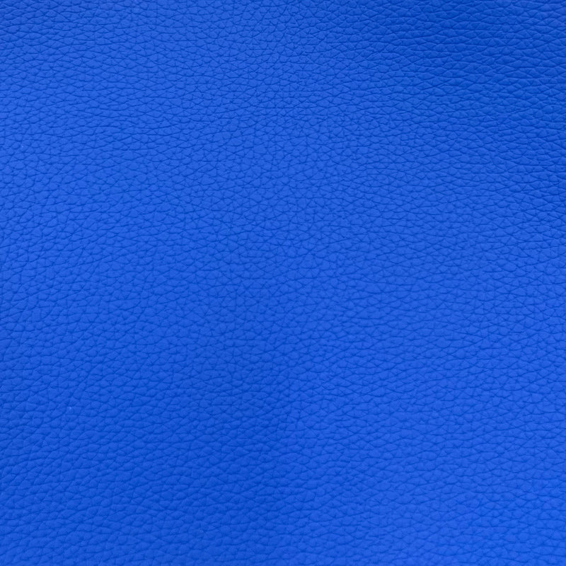 Royal Blue Pebble Grain Textured Faux Leather Vinyl Fabric