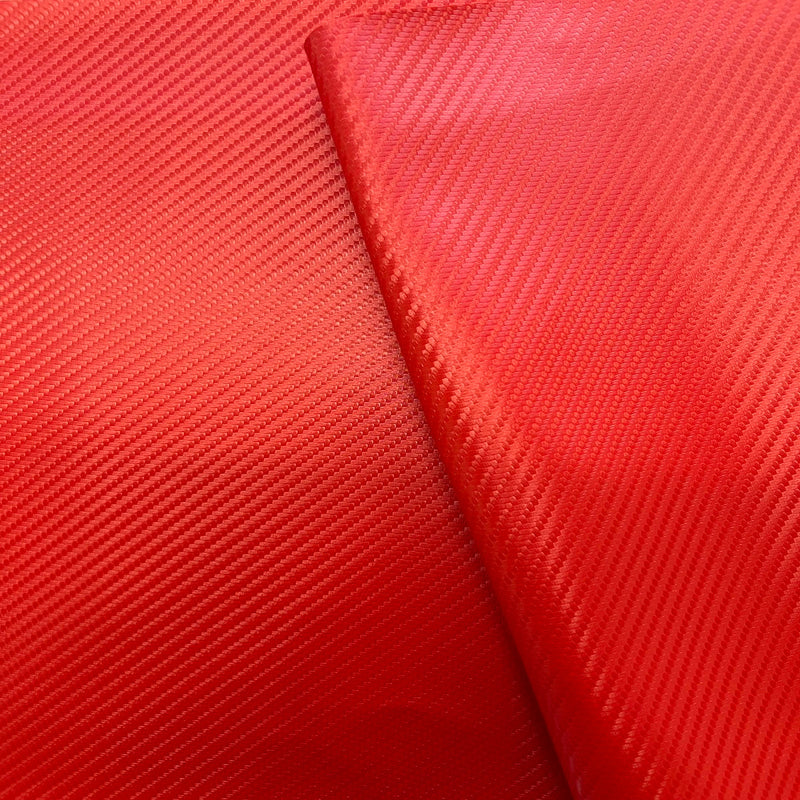 Red Carbon Fiber Marine Vinyl Fabric