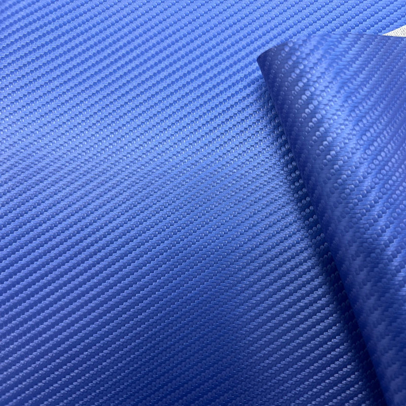 Royal Blue Carbon Fiber Marine Vinyl Fabric