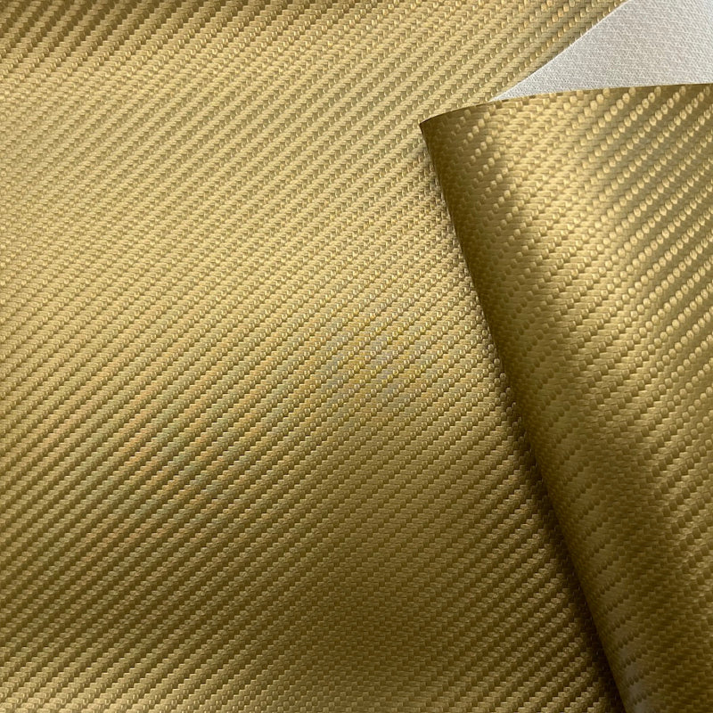 Gold Carbon Fiber Marine Vinyl Fabric