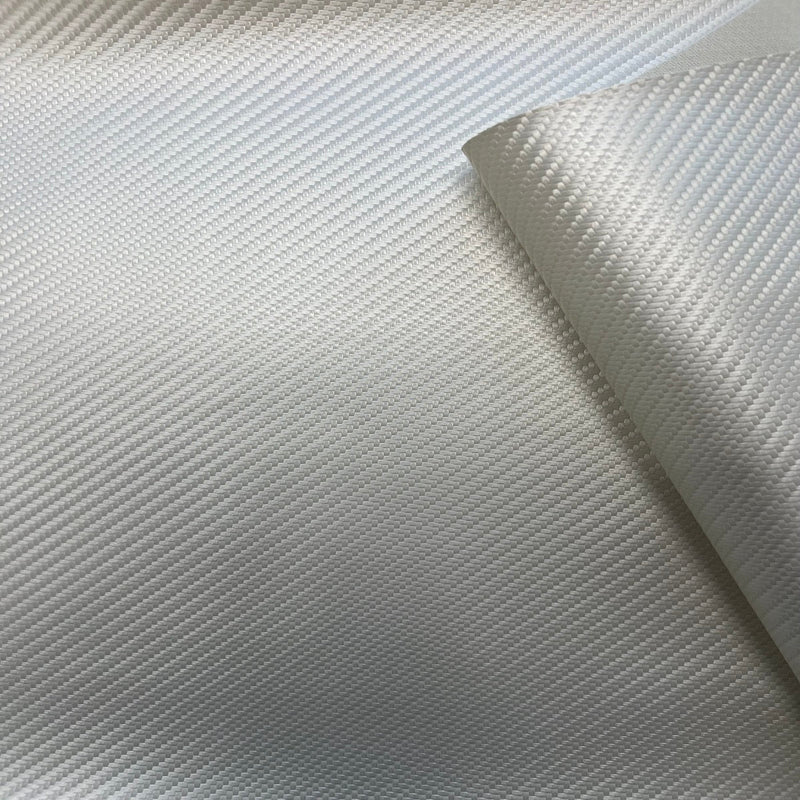 Ivory Carbon Fiber Marine Vinyl Fabric