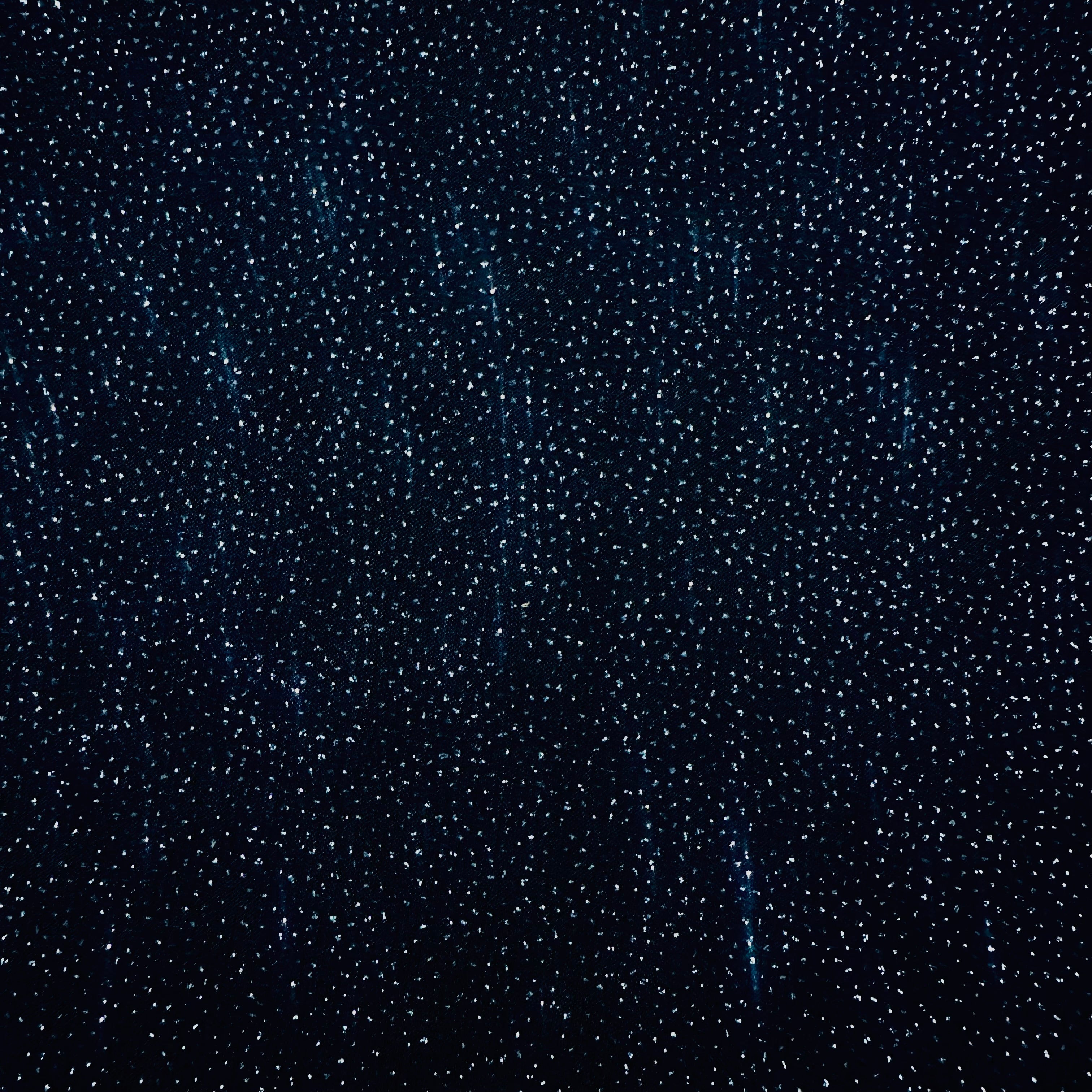 Stretch ITY Glitter Fabric Vavy | Spandex Palace