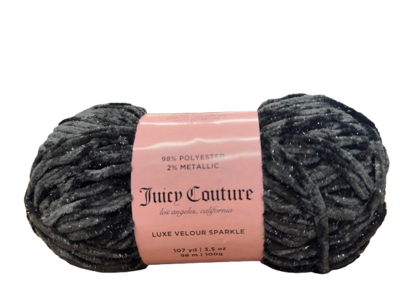 Juicy Couture Luxe Velour Sparkle Yarn - 107 Yards