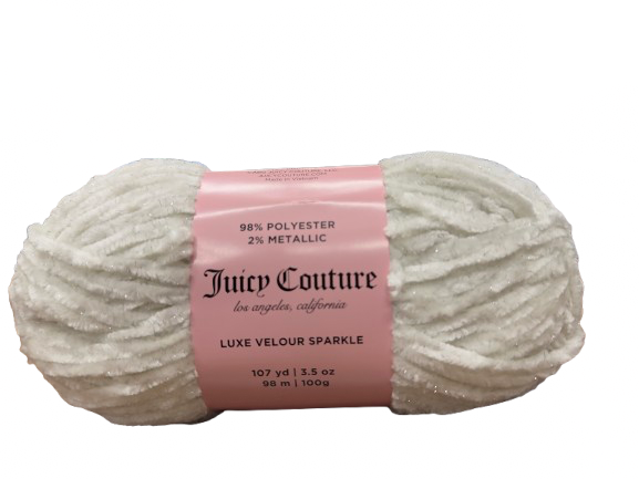 Juicy Couture Luxe Velour Sparkle Yarn - 107 Yards
