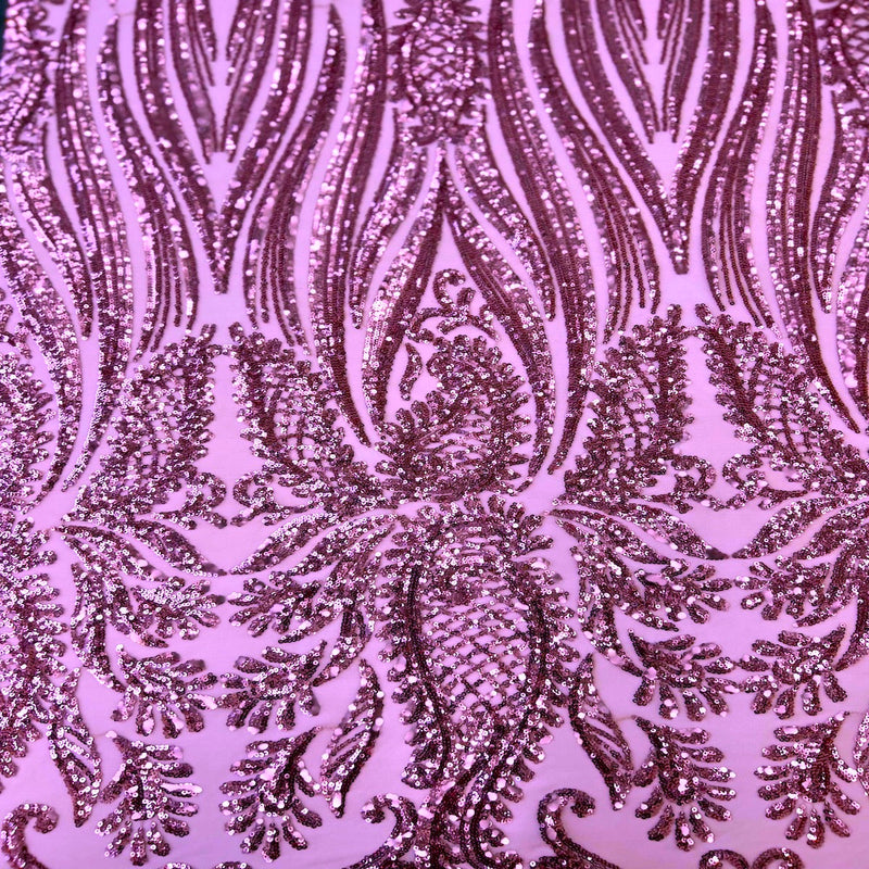 Nebill Stretch Sequins Lace Fabric