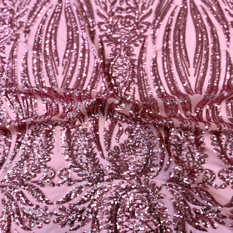 Nebill Stretch Sequins Lace Fabric