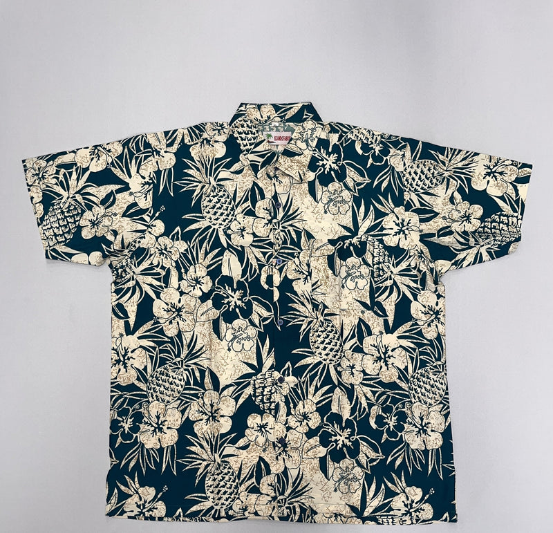 Pineapple Hibiscus Hawaiian Shirt