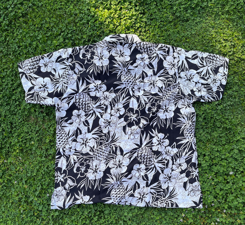 Pineapple Hibiscus Hawaiian Shirt