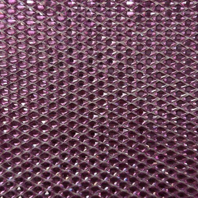 Diamond Gem Rhinestone Fishnet Fabric