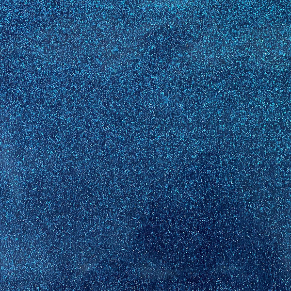 Royal Blue Sparkle Glitter Vinyl Fabric