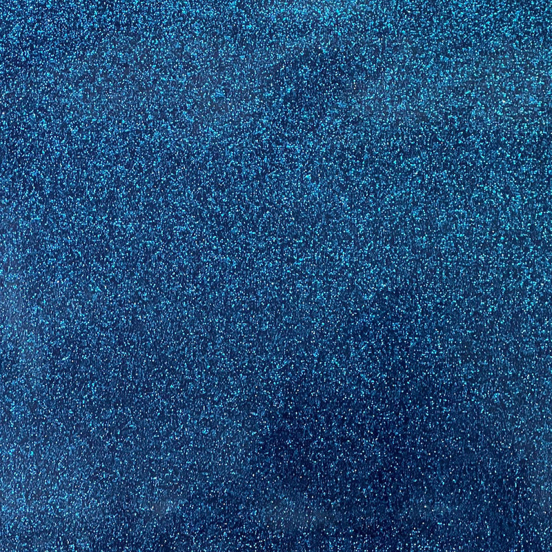 Royal Blue Sparkle Glitter Vinyl Fabric