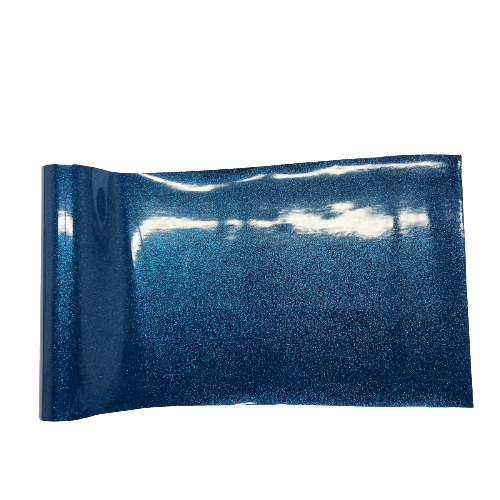 Royal Blue Sparkle Glitter Vinyl Fabric