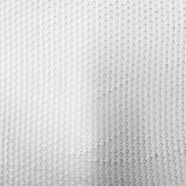 White Crochet Fishnet Netting Spandex Fabric