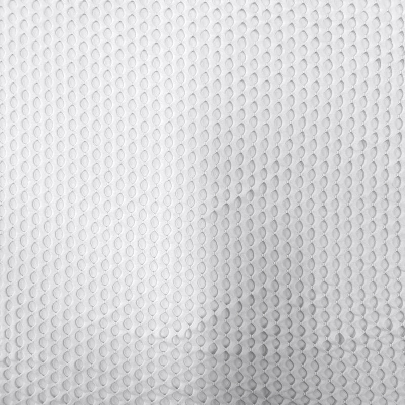 White Crochet Fishnet Netting Spandex Fabric