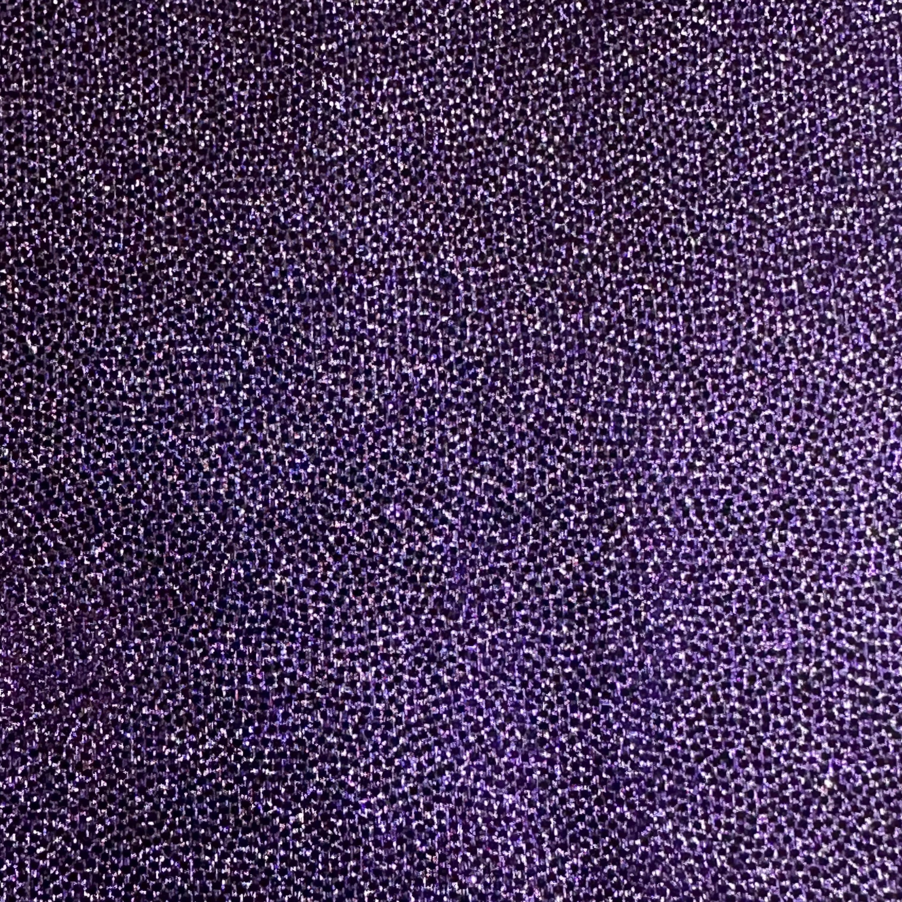 4 Way Stretch Nylon Spandex  Fabric  Foggy Foil |Spandex Palace Eggplant (Eggplant Base)
