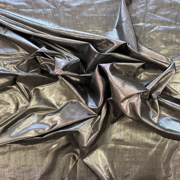 Metallic Dupioni Faux Silk Fabric