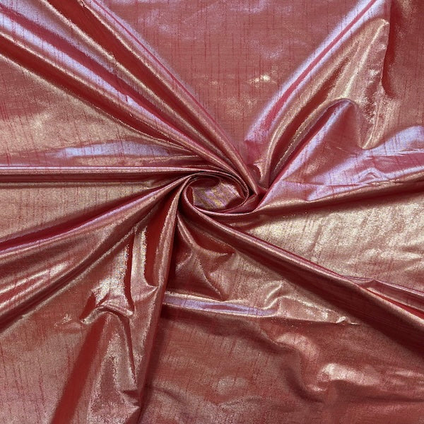 Metallic Dupioni Faux Silk Fabric