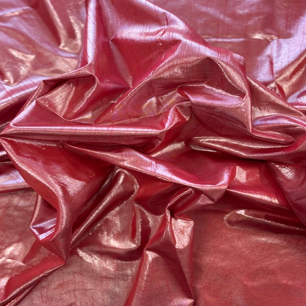 Metallic Dupioni Faux Silk Fabric