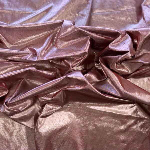 Metallic Dupioni Faux Silk Fabric