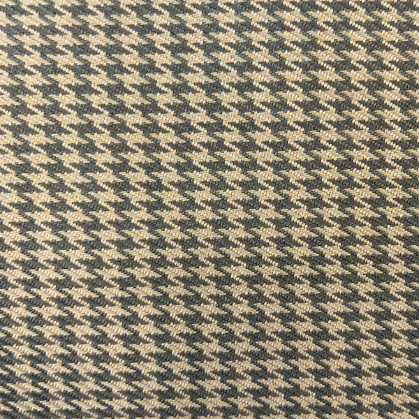 Charcoal Gray Acrylic Houndstooth Fabric