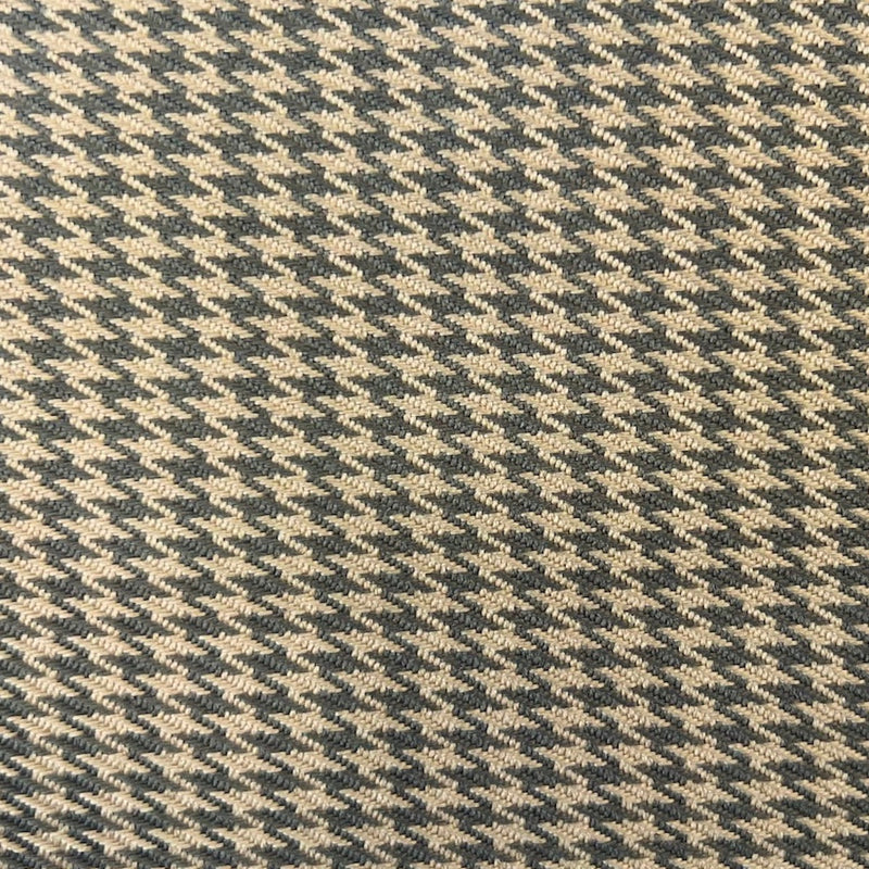 Charcoal Gray Acrylic Houndstooth Fabric