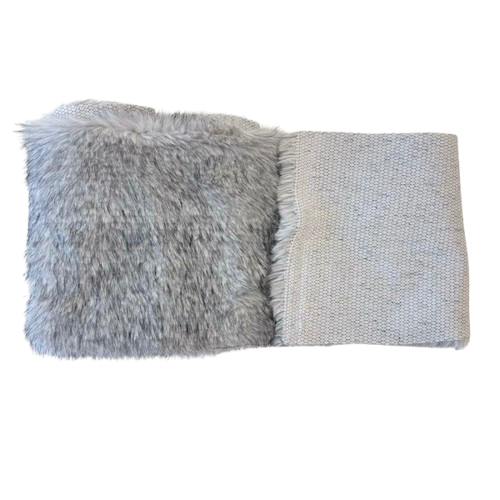 Arctic Fox Plush Tipped Faux Fur Fabric