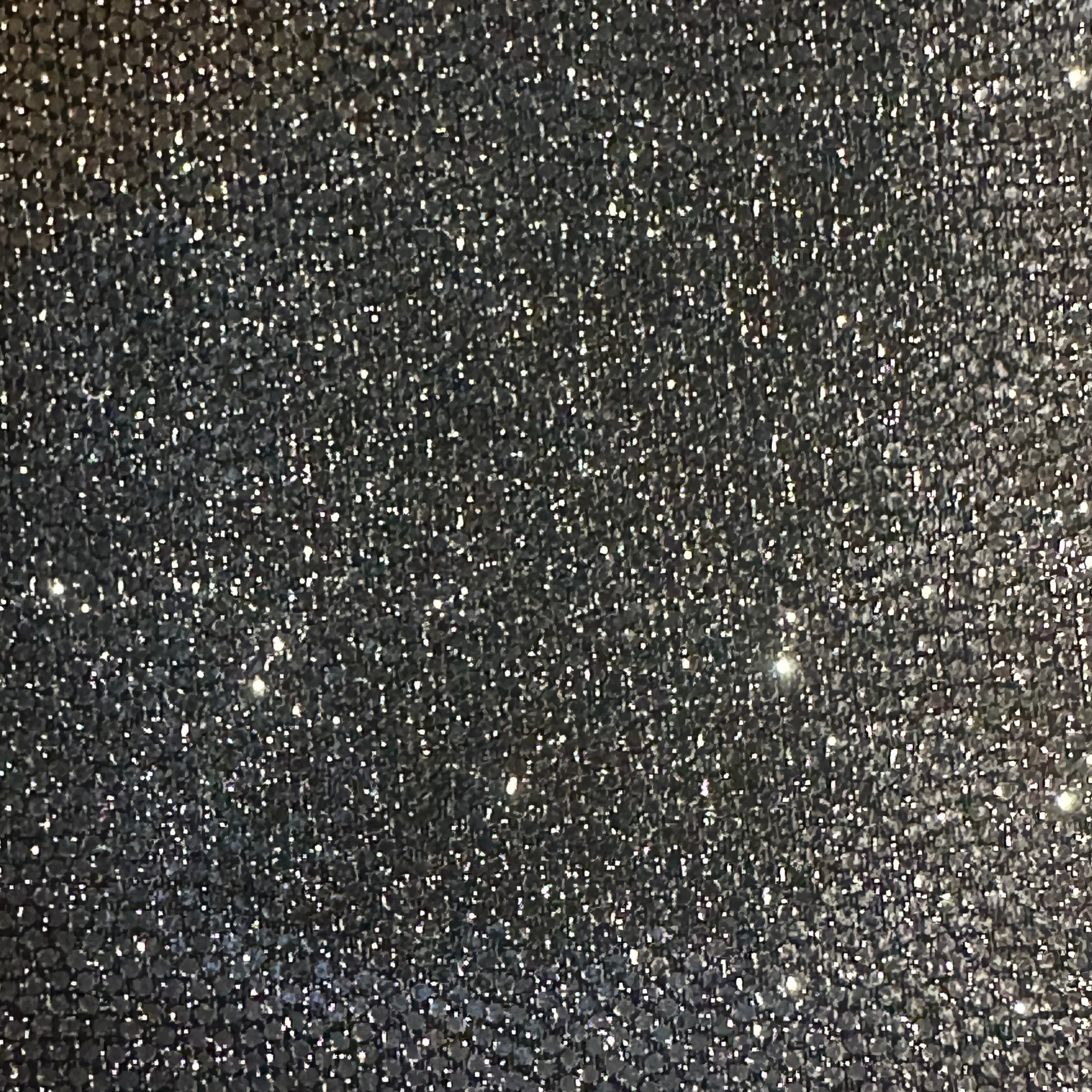 4 Way Stretch Nylon Spandex  Fabric  Foggy Foil |Spandex Palace Blk Silver