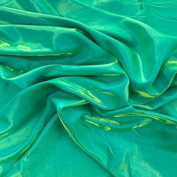 Liquid Reflective Dupioni Faux Silk Fabric