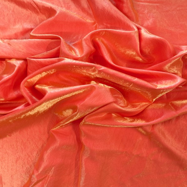 Liquid Reflective Dupioni Faux Silk Fabric