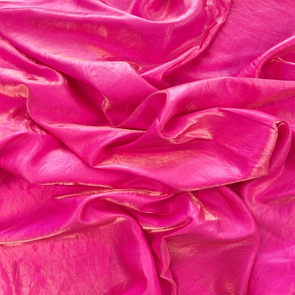 Liquid Reflective Dupioni Faux Silk Fabric