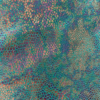 Nylon spandex Rainbow Snake Foil Fabrics | Spandex Palace