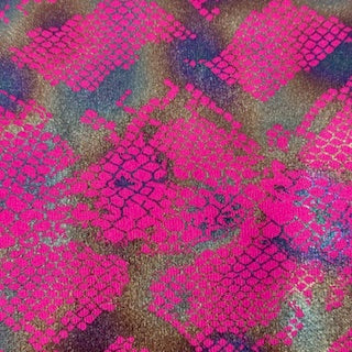 4 Way Nylon Spandex Anaconda Foil Fabric | Spandex Palace