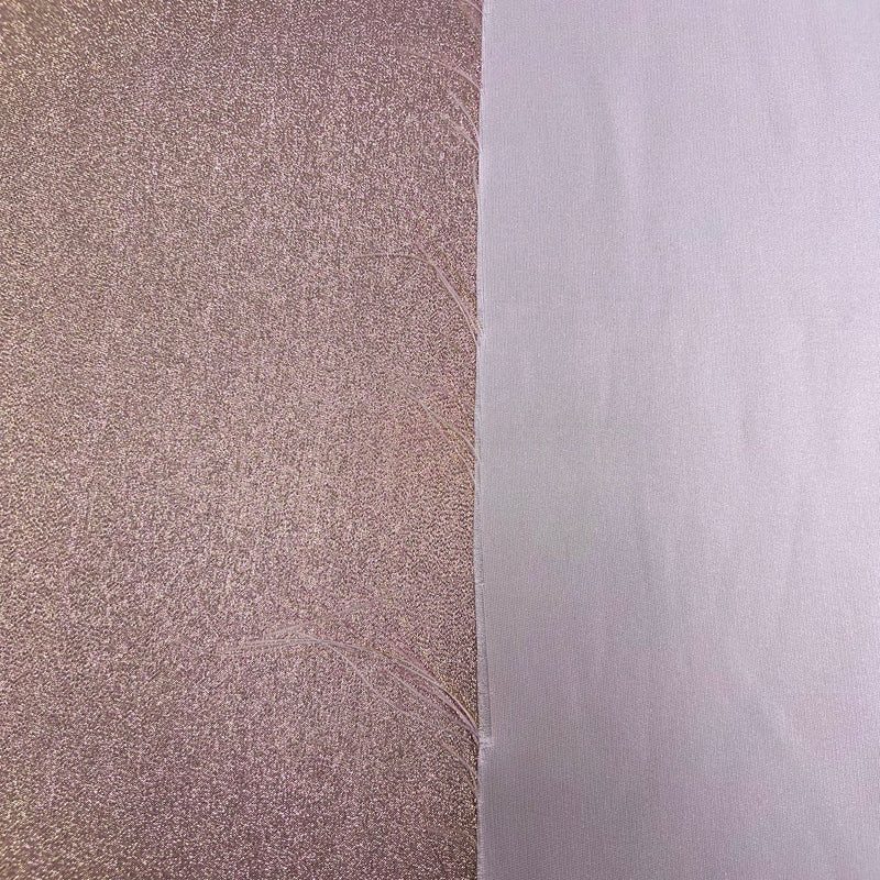 Iridescent Glitter Lurex Faux Satin Fabric