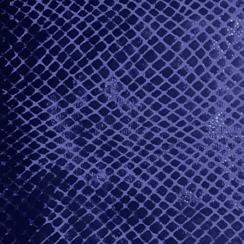 2 Way Stretch Polyester Spandex Velvet Fabric Foiled Diamond Snake   | Spandex Palace Navy