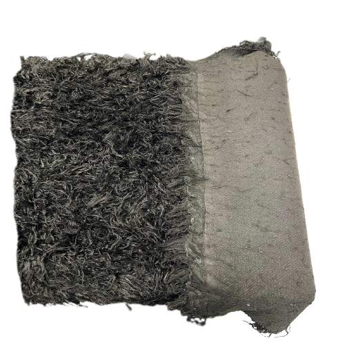 Black Alpaca Long Pile Curly Faux Fur Fabric