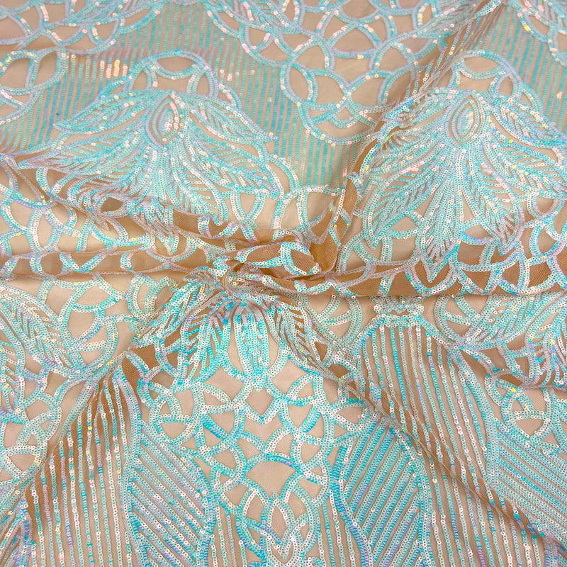 Bella Bee Stretch Sequins Fabric